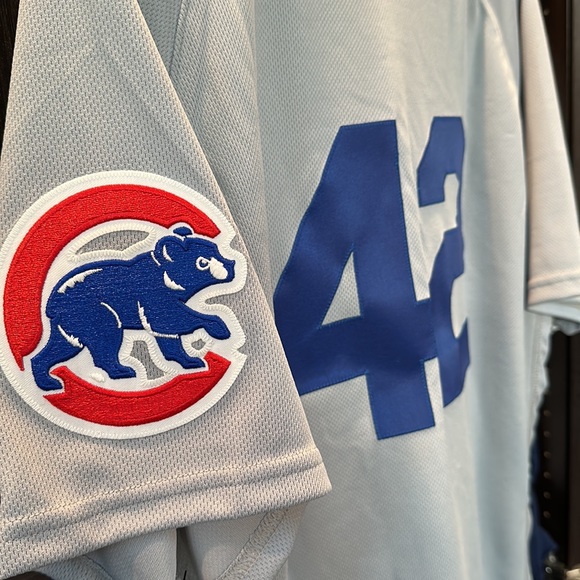 Chicago Cubs Nike 2023 #42 Jackie Robinson Day Authentic Jersey - Gray 48/XL - Picture 6 of 6